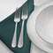 Lann's Linens Set of 12 Cloth Dinner Napkins, 17-inch Polyester Napkins, Washable and Reusable Fabric for Weddings, Hotels, Restaurants